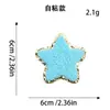 Bordado em Toalha Estrela de Cinco Pontas Patch para Roupa Patch Bordado Autoadesivo Patch de Tecido Autoadesivo Sem Costura