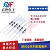 Tubo fusível de vidro com chumbo 3,6x 10mm T15AL250V tampa dupla fusível de fusão rápida/fusão lenta