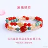 Pulseira de Jadeíta Azul Água Grau A Natural Guan Yu Novo Estilo Chinês Pulseira de Jade Transmissão ao Vivo Atacado S5060108