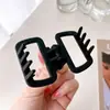 Textura Escarchada Mini Pinza Pequeña Estilo Coreano Accesorios para el Cabello Cuadrado Pinza para Flequillo de Mujer Pinza de Tiburón de Gama Alta Venta al por Mayor