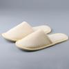 Pantuflas Desechables de Verano para Hotel Hotel B&B Salón de Belleza Lona Antideslizante Algodón y Lino Engrosado con Logotipo Impreso