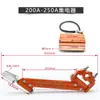 Colector unipolar para grúa de deslizamiento de Wuxi, colector de hilo de contacto, ligero y de alta resistencia, 200A500A800A, escobilla de carbón