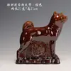 Figura de Perro de Cerámica Tang Sancai Decoración del Hogar Sala de Estar Entrada Oficina Artesanías Adorno de Perro Perro del Zodiaco Decoración del Hogar