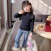 [Stock Listo Ropa de Punto para Niñas Coreanas Primavera y Otoño 2025 Nuevo Otoño e Invierno Tops para Niños Ropa de Punto para Niñas Versión Coreana