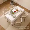 Toalha de mesa xadrez estilo INS, uso doméstico nórdico, à prova d'água, à prova de óleo, lavável, toalha para mesa de centro, anti-escaldante PEVA, em estoque