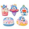 Aceite Brillante pastel lindo dona cono Gato Azul Cascabel pasador de gato cuerda para el pelo agarre pegatina de refrigerador accesorios de resina