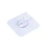 Gancho de cuerno transparente sin costuras sin clavos gancho adhesivo para ropa de cocina para inodoro no perforado gancho al por mayor
