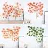 Plantas verdes artificiais, folhas de bordo tridimensionais, folhas de bordo planas, plantas falsas para decoração, layout de cena, paisagismo de engenharia, galhos e folhas