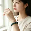 Pulseira de Joias de Cristal Natural Ágata Pedra Vulcânica Cruzada Europeia e Americana Mais Vendida de Zhou Lianfa Pulseira Magnética Presente Atacado