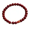 Pulsera de Cinabrio Crudo con Alto Contenido de Arena Dorada Púrpura, Amuleto de Buena Suerte para el Año de Nacimiento, Joyería de Pulsera Unisex Regalo Venta al por Mayor