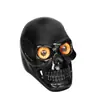 Anel de caveira de aço inoxidável retrô europeu e americano, caveira de Halloween, popular, entrega em peça única