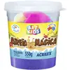 Massa de Areia Mágica Roxa 550G com Forma