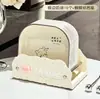 Plato de Huesos de Plástico Color Crema con Forma de Oso y Base de Almacenamiento, Bandeja de Huesos para Mesa de Comedor, Juego de Platos de Postre y Fruta Estilo Japonés para Uso Comercial
