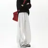 Pantalones de Tres Rayas para Hombre Nueva Colección Primavera y Otoño 2026 Estilo High Street Americano Parches Resistentes Rectos Holgados Casual Deportivos