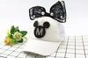 Chapéu verão Mickey cabeça desenho animado crianças proteção solar boné de pico M padrão grande laço bebê menina malha boné de beisebol