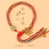 Envío Gratis Pulsera de Hilo de Algodón Tejida a Mano Estilo Tíbet, Cuerda Trenzada DIY Pura Hecha a Mano para Hombres y Mujeres, Pulsera de Cuerda Multicolor Thangka