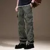 Pantalones de trabajo casuales versátiles de pierna recta holgada, finos y resistentes, de marca italiana de moda para hombre, primavera-verano 2026