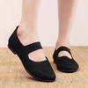 Zapatos de Tela Old Beijing para Mujer, Nuevo Estilo Verano 2025, Zapatos de Malla Fly-Knit Transpirables para Mujer, Zapatos de Suela Suave para Madres de Mediana Edad y Mayores, Transfronterizo
