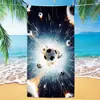 Toalha de Praia Modelo Novo 2026 da Copa do Mundo de Futebol dos Estados Unidos, Canadá e México, Toalha de Banho de Praia de Microfibra, Toalha Estampada de Secagem Rápida