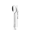 Amazon Cuchillo, Tenedor y Cuchara Acero Inoxidable 430 Cuchara de Postre Vajilla Occidental Juego de 20 Piezas Mango Cuadrado Martillado Juego de Cuchillo y Tenedor para Bistec