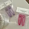 2 Paquetes de Pinzas de Pato Transparentes de Acrílico Frescas, Pinzas Laterales, Pinzas para Flequillo, Juveniles, Dulces y Versátiles Accesorios Coreanos para el Cabello