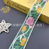 Huwei Ogensa Estilo Nacional Color Flor Bordado Encaje 5CM de Ancho Disfraz Étnico Hanfu Cheongsam Accesorios