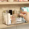 Prateleira de armazenamento para caixas de batom, organizador transparente para máscaras faciais, prateleira de armazenamento para banheiro, prateleira de armazenamento para espaços estreitos