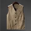 Chaleco Deportivo para Hombre Talla XL M-8 Chaleco Individual Chaleco de Talla Grande para Padre de Mediana Edad y Anciano Chaqueta Casual