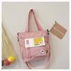 Bolso de Gran Capacidad para Mujer, Bolso de Hombro Estilo Estudiante Japonés para Clase, Bolso Cruzado Estilo Ins, Bolso Tote para Tutorías, Estilo Ins