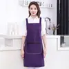 Delantal para Mujer Transpirable con Correa Moda Resistente al Aceite Anti-manchas Cocina Cocinero Cintura Resistente al Desgaste Logo de Trabajo Ropa de Trabajo