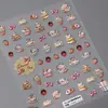 Pegatinas para Uñas con Gato Lindo en Relieve de Hierro Mn-376 Estilo Lindo Dibujos Animados Animales Suaves Lindos Serie de Colaboración Mn