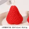 Vela em formato de pêssego, caqui, laranja, morango, fruta artificial, vela de cera aromaterápica, alto valor de cor, adereços para fotos