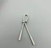 Cordón de cremallera de silicona, tirador de hebilla, asa de cuerda, cordón reflectante, cordón con colgante de material de silicona