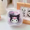Huevo de Belleza No Absorbe Polvo, Esponja para Cushion Húmedo y Seco, Huevo de Maquillaje, Maquillaje Facial, Base de Maquillaje Súper Suave, Caja de Almacenamiento de Dibujos Animados
