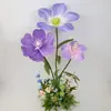 Flores grandes de arte en papel para accesorios de fotografía, decoración de escenas con flores artificiales, flores falsas para exhibición y decoración de centros comerciales