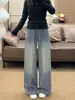 Jeans largos personalizados con letras para hombre, estilo Hong Kong, modernos, verano 2026, hip-hop, moda ins de alta calle, geniales