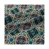 Tecido jacquard espesso tingido em fio de poliéster-algodão personalizado para bolsas, almofadas e capas de sofá, disponível em várias cores em estoque