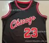 Spot Bulls Bulls #23 Camisa Jordan Logo Final Logo Champion Uniforme de Basquete Bordado Retro