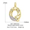 AliExpress explosões 14K retenção de cor ouro Inglês 26 letras pingente diy colar pulseira único pingente pingente atacado
