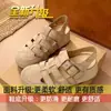 Sapatos de Cabeça de Porco Vazados Super Populares de Alta Qualidade Sandálias Romanas Simples Femininas 2026 Novo Verão Sandálias Birkenstock Femininas