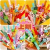 Acessórios de Cabelo Fofos de Pelúcia com Argola de Pressão, Pulseira de Urso Hellokitty, Brinquedo Decorativo Criativo Versátil para Crianças
