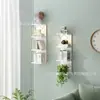 Prateleira de Armazenamento de Parede Transfronteiriça, Prateleira de Parede Simples de Armazenamento Doméstico de Múltiplas Camadas, Prateleira de Decoração de Parede para Sala de Estar e Quarto