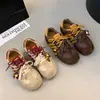 Tenis Plataforma Lindos y Originales para Dedo Gordo para Mujer, Nuevos 2025 Retro Melard con Cordones Calzado Deportivo Casual