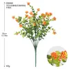 Centenas de Buquês Artificiais de Eucalipto Populares para Pátios Externos e Jardins, Arranjos Florais, Decoração Suave, Paisagismo, Plantas Verdes Simuladas, Flores Artificiais