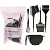 Set de Herramientas para Teñir el Cabello Estilo Chino Bolsa de Regalo Rosa Cepillo de Doble Cara para Teñir el Cabello Mezclador de Crema de Tinte Recipiente para Aceite de Horneado Cepillo Peine para Teñir el Cabello