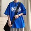Camiseta de manga corta de verano para hombre ins moda callejera americana estilo suelto combinable de media manga estilo coreano moda camisetas tops