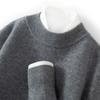 Suéter de cuello alto informal de negocios de alta gama, 100% cachemira de montaña pura, suéter de manga larga para hombre, nuevo suéter interior
