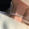 Pulsera de Encaje Pulsera de Encaje para Mujer Plata de Ley 925 Estilo Francés Retro Hermosa Súper Hada Barroco Hueca Pulsera de Moda