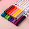 Marcador Acrílico Personalizado Lavable Acuarela Marcador con Impresión de Logo Personalizado Marcador de Pintura Color Pen Mayoreo