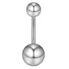 Nova e-commerce Europa e Estados Unidos para piercing de umbigo em aço inoxidável cravejado prego de umbigo bola multicolorida joia de perfuração umbigo